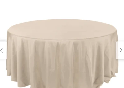 Nude table linens